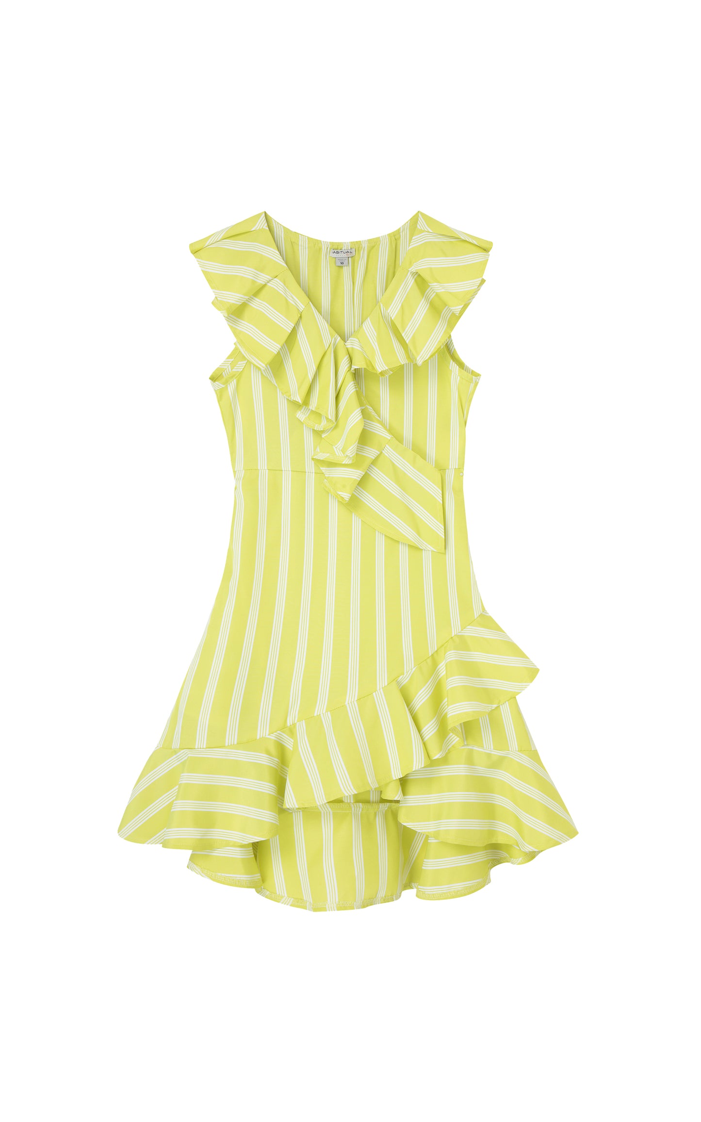 Lime Ruffle Dress