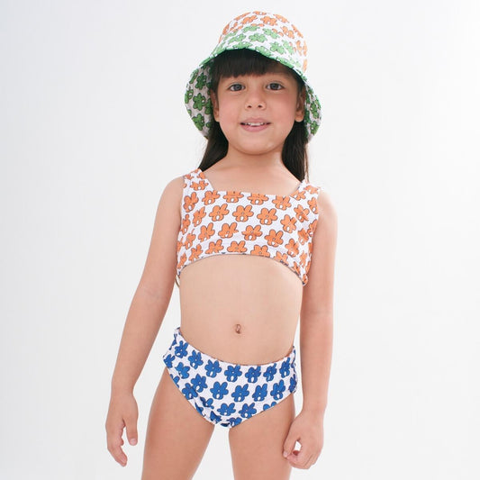 Reversible flowers Swimsuit