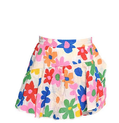 Flowers skirt set