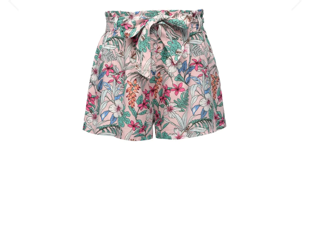 Floral print short set