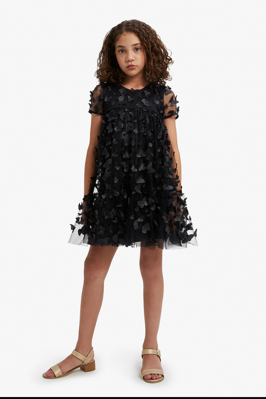 Black Butterfly Dress