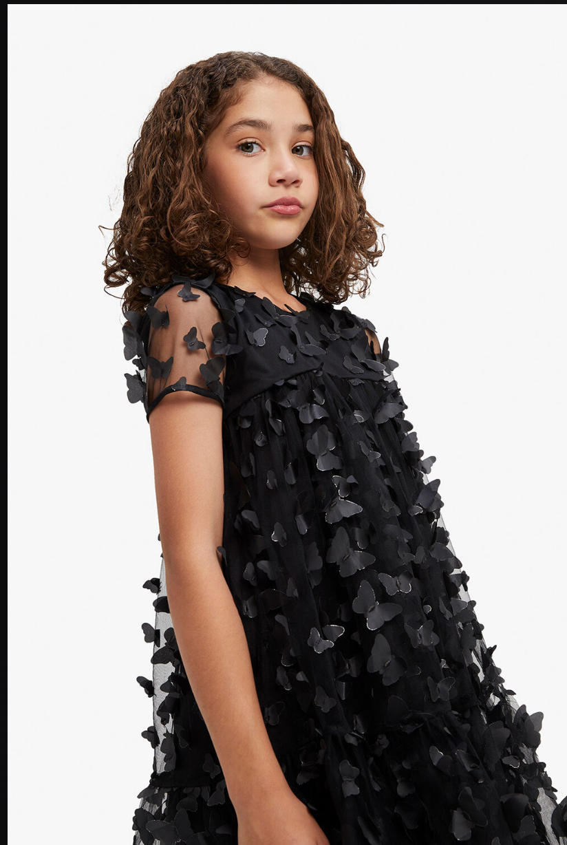 Black Butterfly Dress