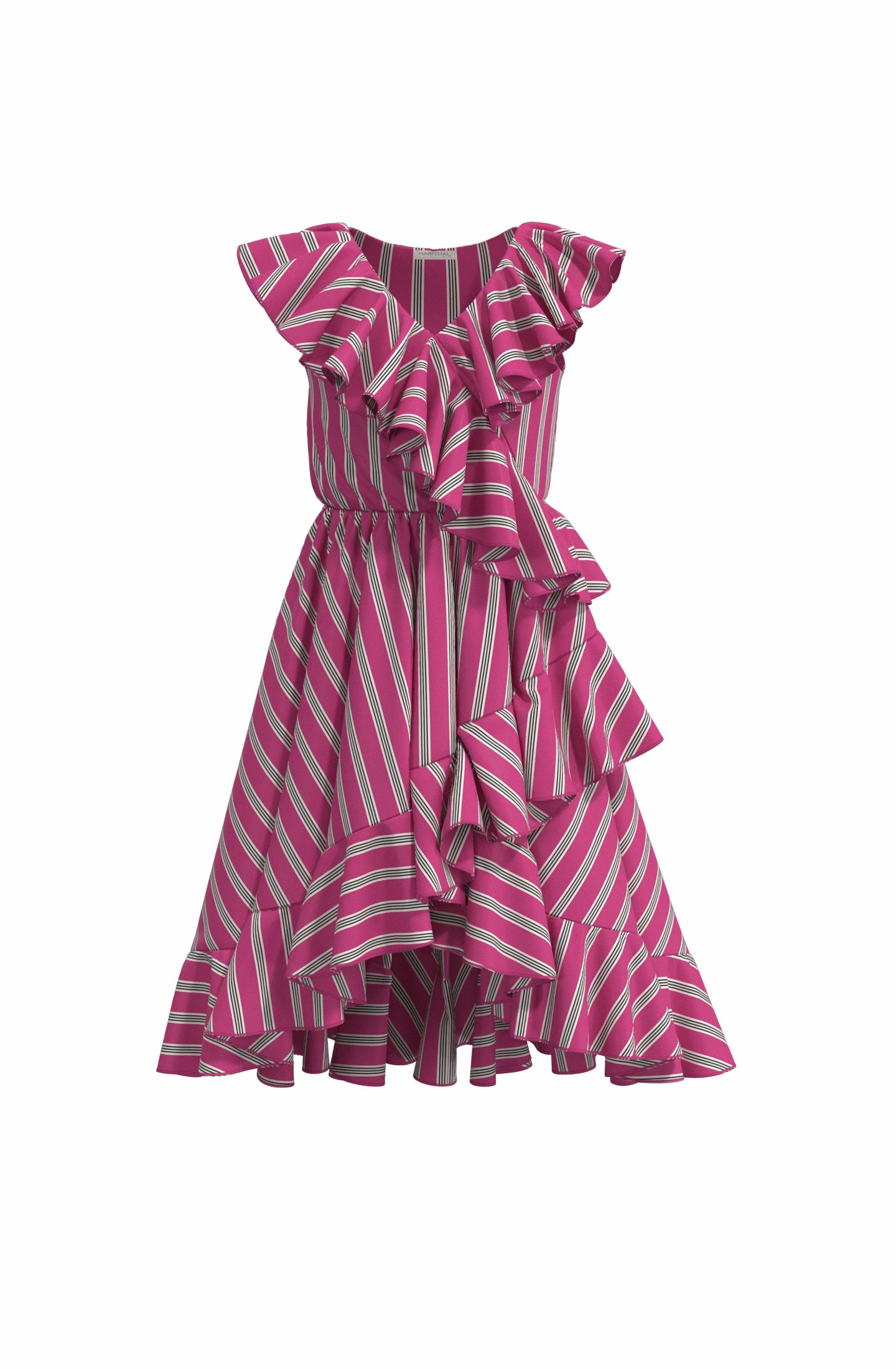 Pink Ruffle Dress